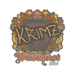 Sticker | KRIMZ | Budapest 2025