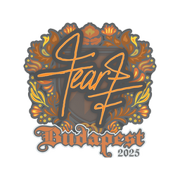 Sticker | fEAR | Budapest 2025