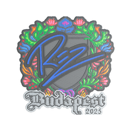 Sticker | REZ (Embroidered) | Budapest 2025