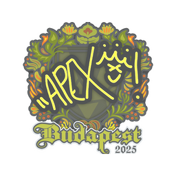 Sticker | apEX | Budapest 2025