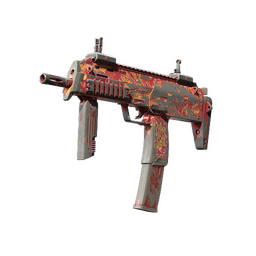 MP7 | Coral Paisley (Battle-Scarred)