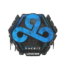 Zalakowane graffiti | Cloud9 | Londyn 2018