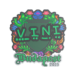 Sticker | VINI (Embroidered) | Budapest 2025