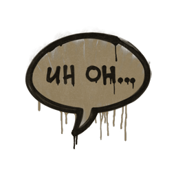 Zapieczętowane graffiti | O-o (pustynny brąz)