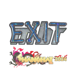 Sticker | exit (Glitter) | Shanghai 2024