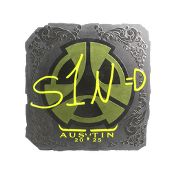 Naklejka | s1n (foliowana) | Austin 2025