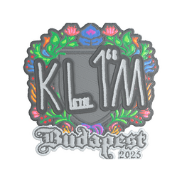 Sticker | kl1m (Embroidered) | Budapest 2025
