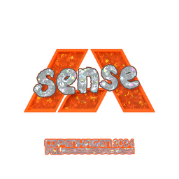 Naklejka | sense (brokatowa) | Kopenhaga 2024