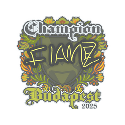 Sticker | FlameZ (Champion) | Budapest 2025