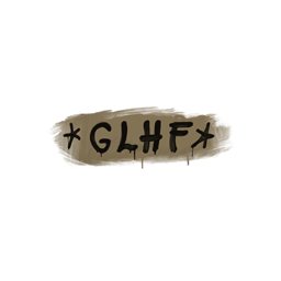 Sealed Graffiti | GLHF (Dust Brown)