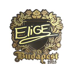 Naklejka | EliGE (złota) | Budapeszt 2025
