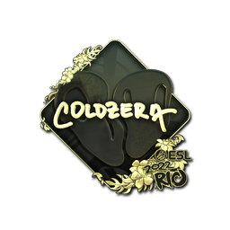 Naklejka | coldzera (złota) | Rio 2022