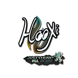 Sticker | HooXi (Glitter) | Antwerp 2022