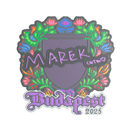 Sticker | Marek (Embroidered) | Budapest 2025