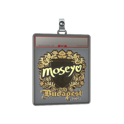 Sticker Slab | Moseyuh (Gold) | Budapest 2025