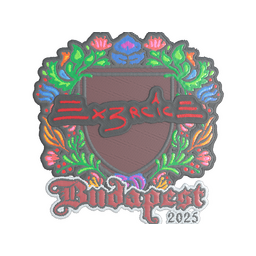 Sticker | Ex3rcice (Embroidered) | Budapest 2025