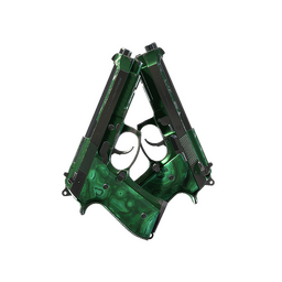 Dual Berettas | Polished Malachite (Field-Tested)