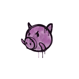 Sealed Graffiti | Piggles (Bazooka Pink)
