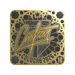 Sticker | cmtry (Gold, Ranked) | Cologne 2026