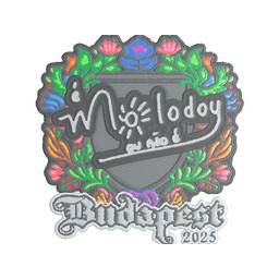 Sticker | molodoy (Embroidered) | Budapest 2025