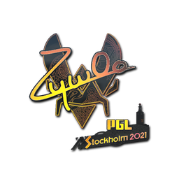 Naklejka | ZywOo (holograficzna) | Sztokholm 2021