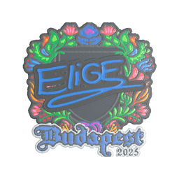 Naklejka | EliGE (haftowana) | Budapeszt 2025