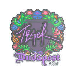 Sticker | Tiger (Embroidered) | Budapest 2025
