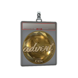 Sticker Slab | advent (Gold) | Katowice 2019