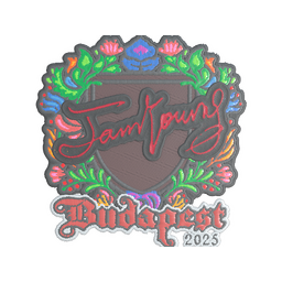 Sticker | JamYoung (Embroidered) | Budapest 2025