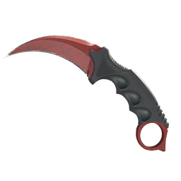 ★ Karambit | Crimson Web (Minimal Wear)