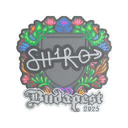 Sticker | sh1ro (Embroidered) | Budapest 2025
