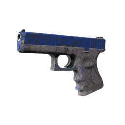 StatTrak™ Glock-18 | Blue Fissure (Field-Tested)