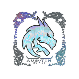 Naklejka | Team Spirit (holograficzna) | Austin 2025