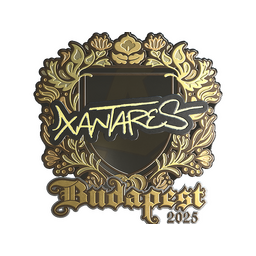 Sticker | XANTARES (Gold) | Budapest 2025