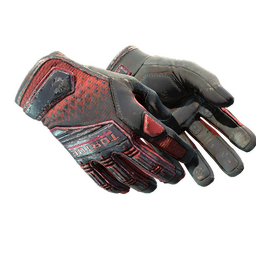 ★ Specialist Gloves | Crimson Kimono (Battle-Scarred)