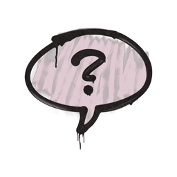 Graffiti | Question Mark (War Pig Pink)