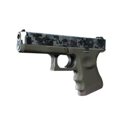 StatTrak™ Glock-18 | Steel Disruption (Minimal Wear)