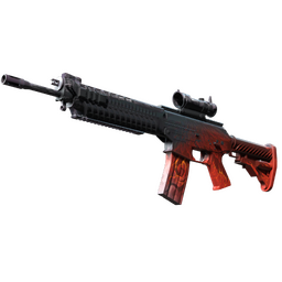 SG 553 | Darkwing (Minimal Wear)