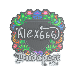 Sticker | alex666 (Embroidered) | Budapest 2025
