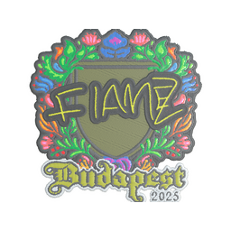 Sticker | FlameZ (Embroidered) | Budapest 2025