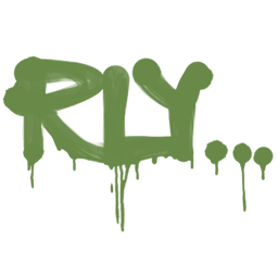 Zapieczętowane graffiti | Serio (bitewna zieleń)
