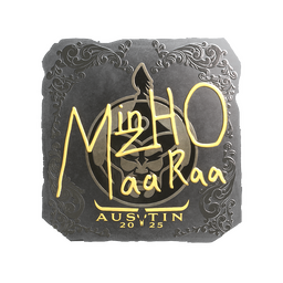Sticker | mzinho (Foil) | Austin 2025