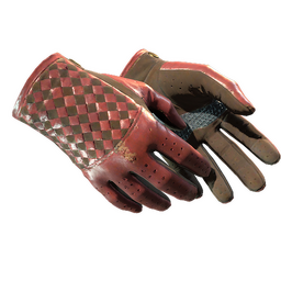 ★ Driver Gloves | Crimson Weave (Well-Worn)