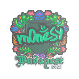 Naklejka | m0NESY (haftowana) | Budapeszt 2025