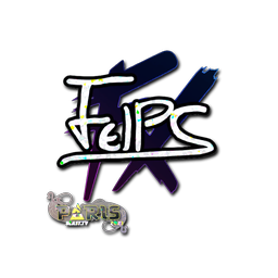 Naklejka | felps (brokatowa) | Paryż 2023