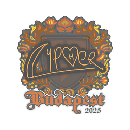 Sticker | Cypher | Budapest 2025