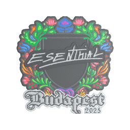 Sticker | esenthial (Embroidered) | Budapest 2025
