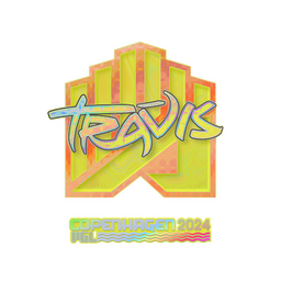 Sticker | TRAVIS (Holo) | Copenhagen 2024