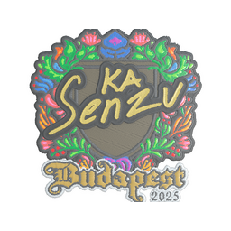 Sticker | Senzu (Embroidered) | Budapest 2025