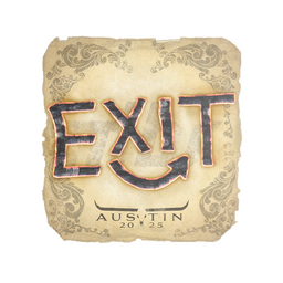 Sticker | exit | Austin 2025